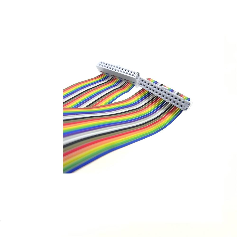 IDC flat rainbow cable with 26pin